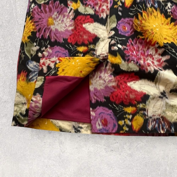 Anthropologie Moulinette Soeurs Tropica Floral Jacquard Strapless Mini Dress 0 - Picture 6 of 7